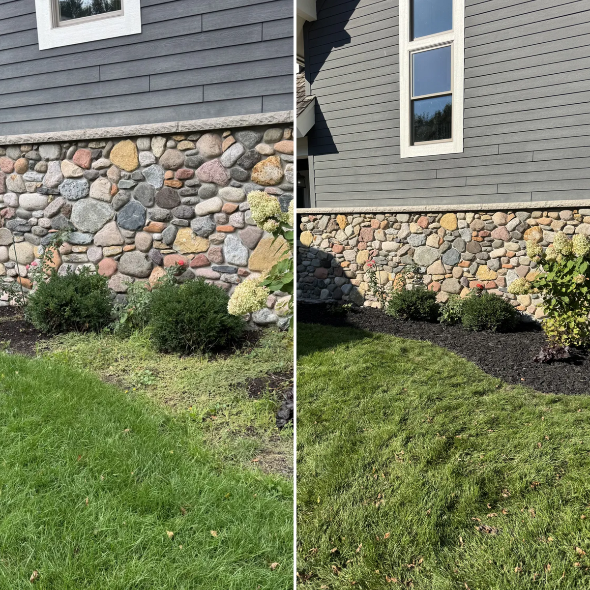 Mulch and Rock Installation for Bubba’s Seasonal Services in Buffalo, MN