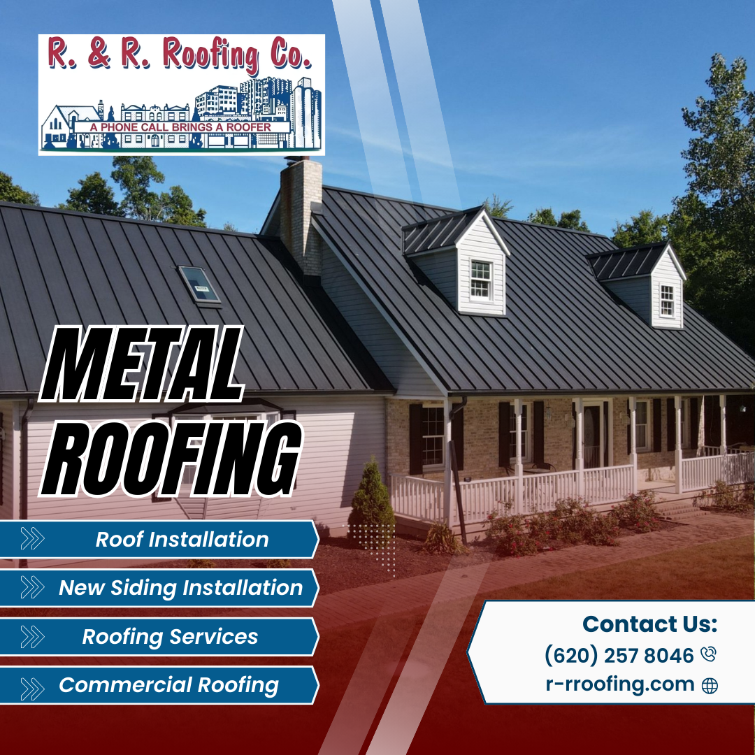 Metal Roofing for R&R Roofing Company in Great Bend, KS