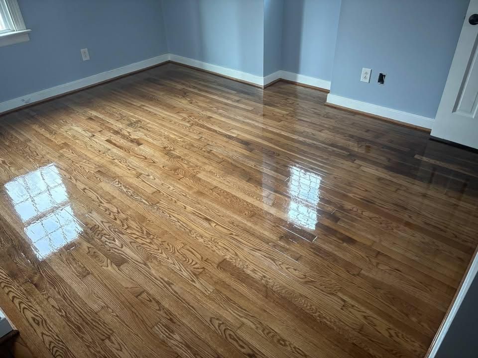 Refinishing hardwood flooring for Jason Tench Flooring LLC in Richmond, VA