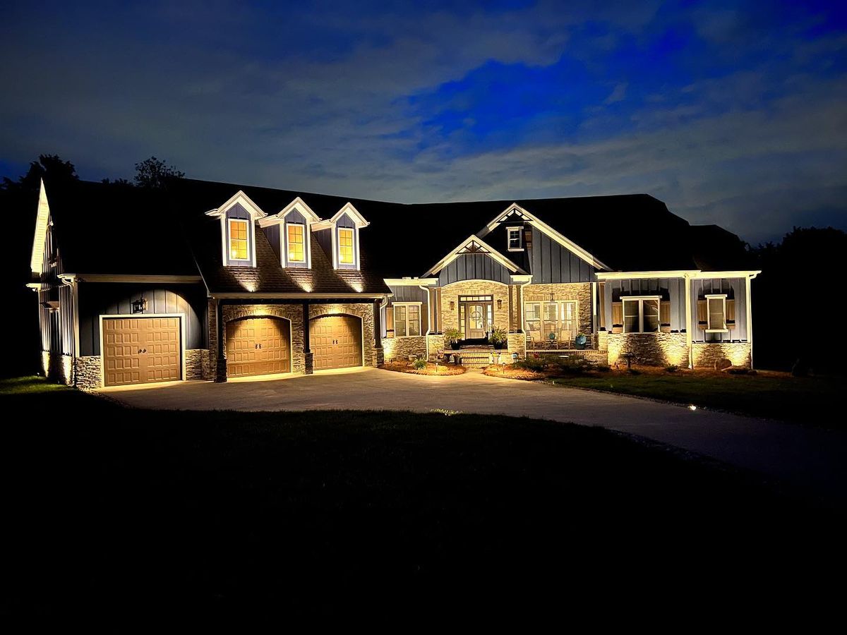 Outdoor Lighting Design and Installation for Malboeuf Landscaping, Inc in Kernersville, NC