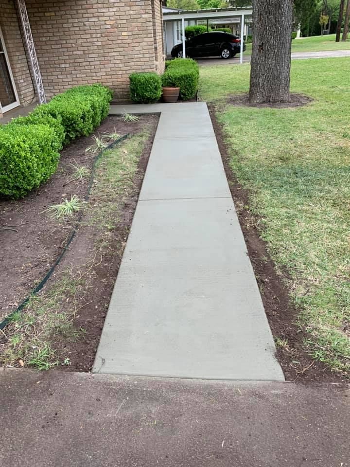 Sidewalk Installation for Benitez Brothers Construction in Austin, TX
