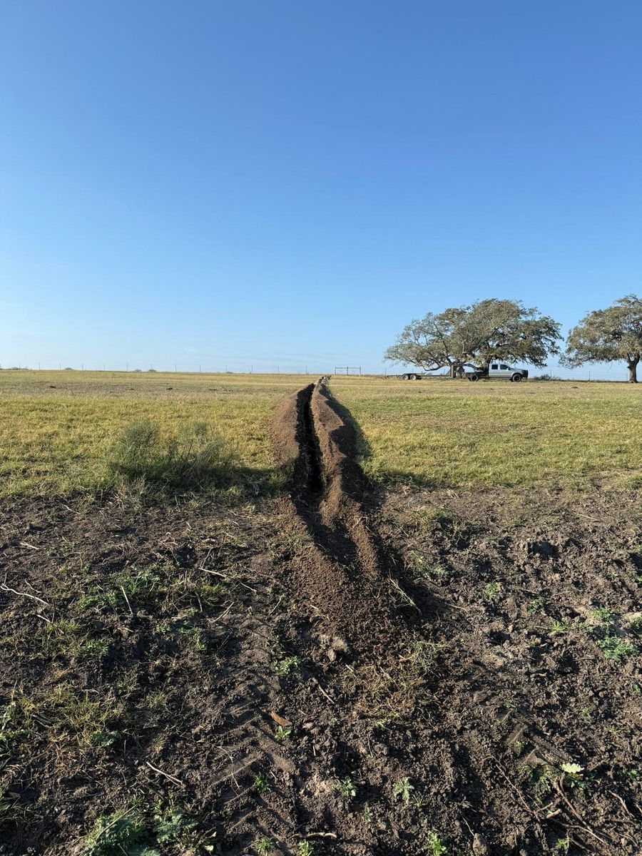 Property Grading for Strause Land Improvement & Construction in George West, TX