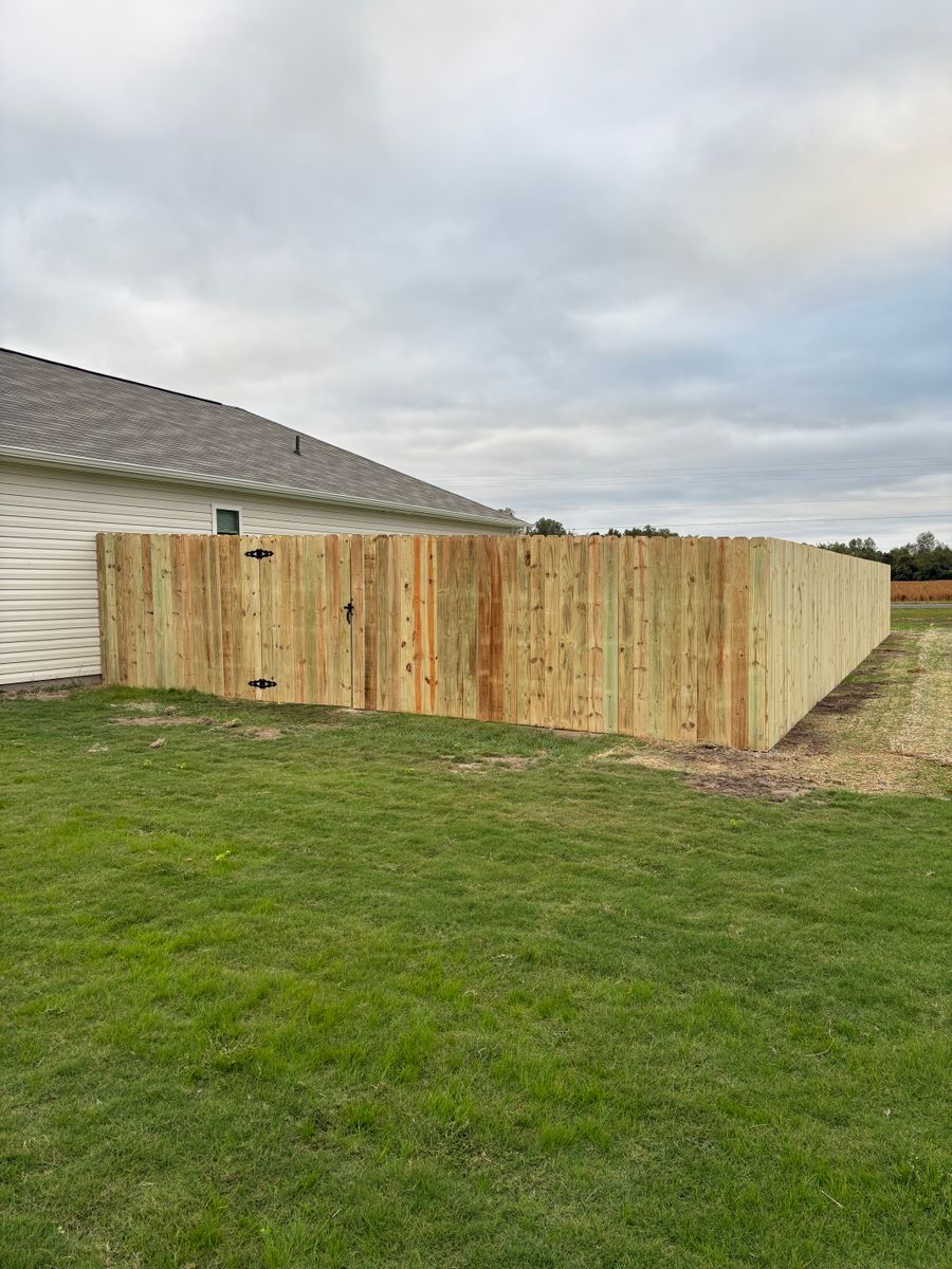 Fence Installation for TG Fencing LLC in Farmville, NC