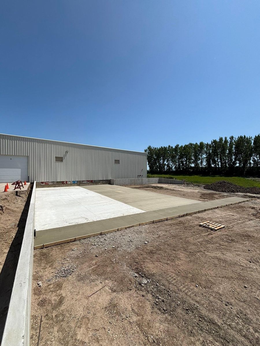 Foundations for Johnson Concrete in New London, MN