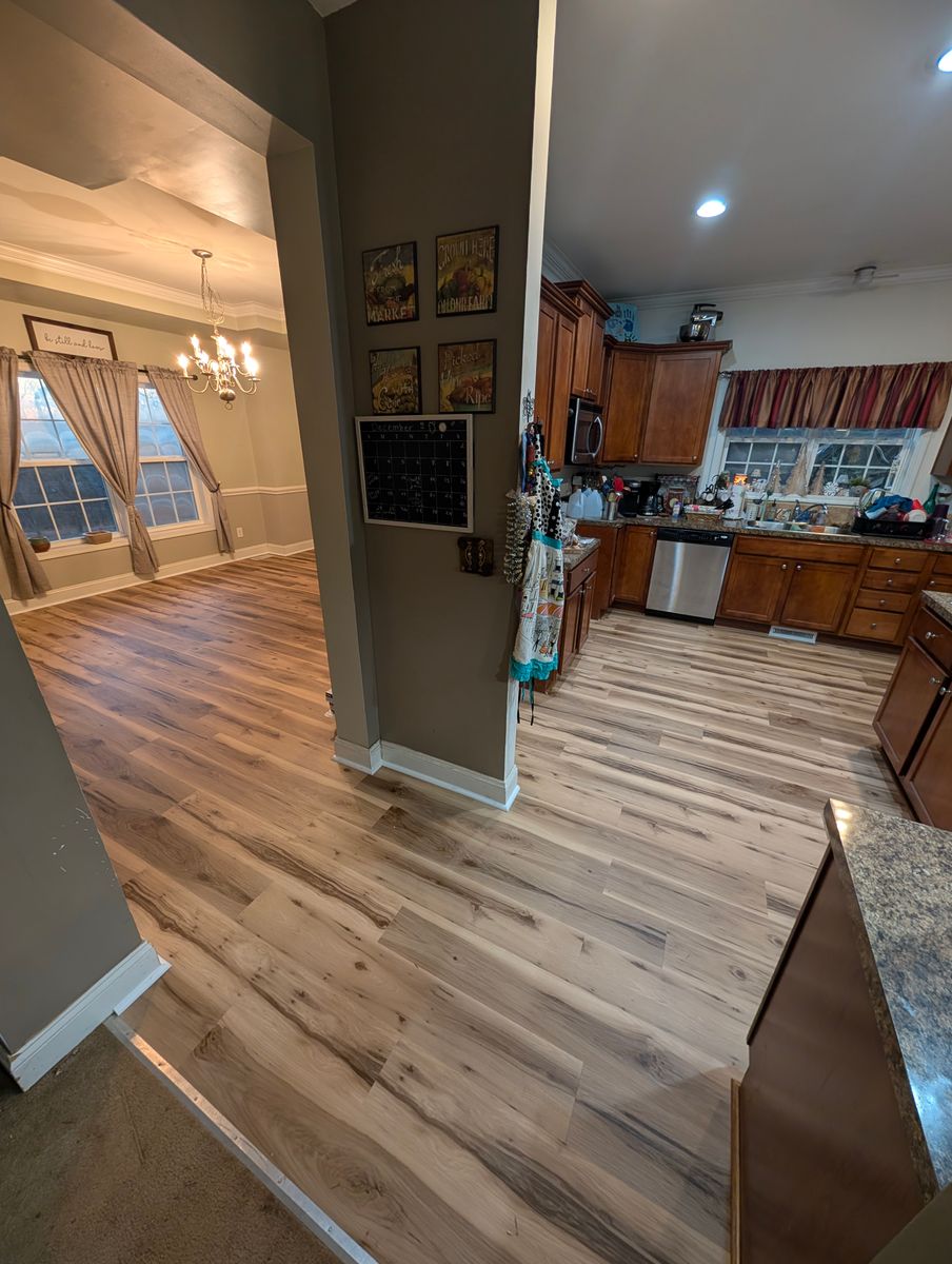 LVP FLOORING for Quality Construction and Design, LLC in Gaffney, SC