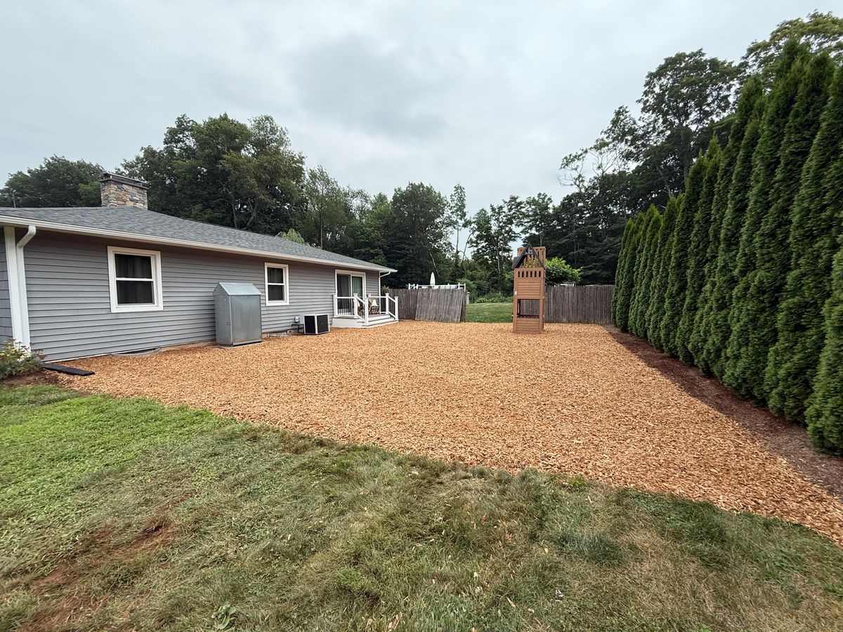 Land Clearing & Yard Expansion for Lennon Land Management in Suffield, CT