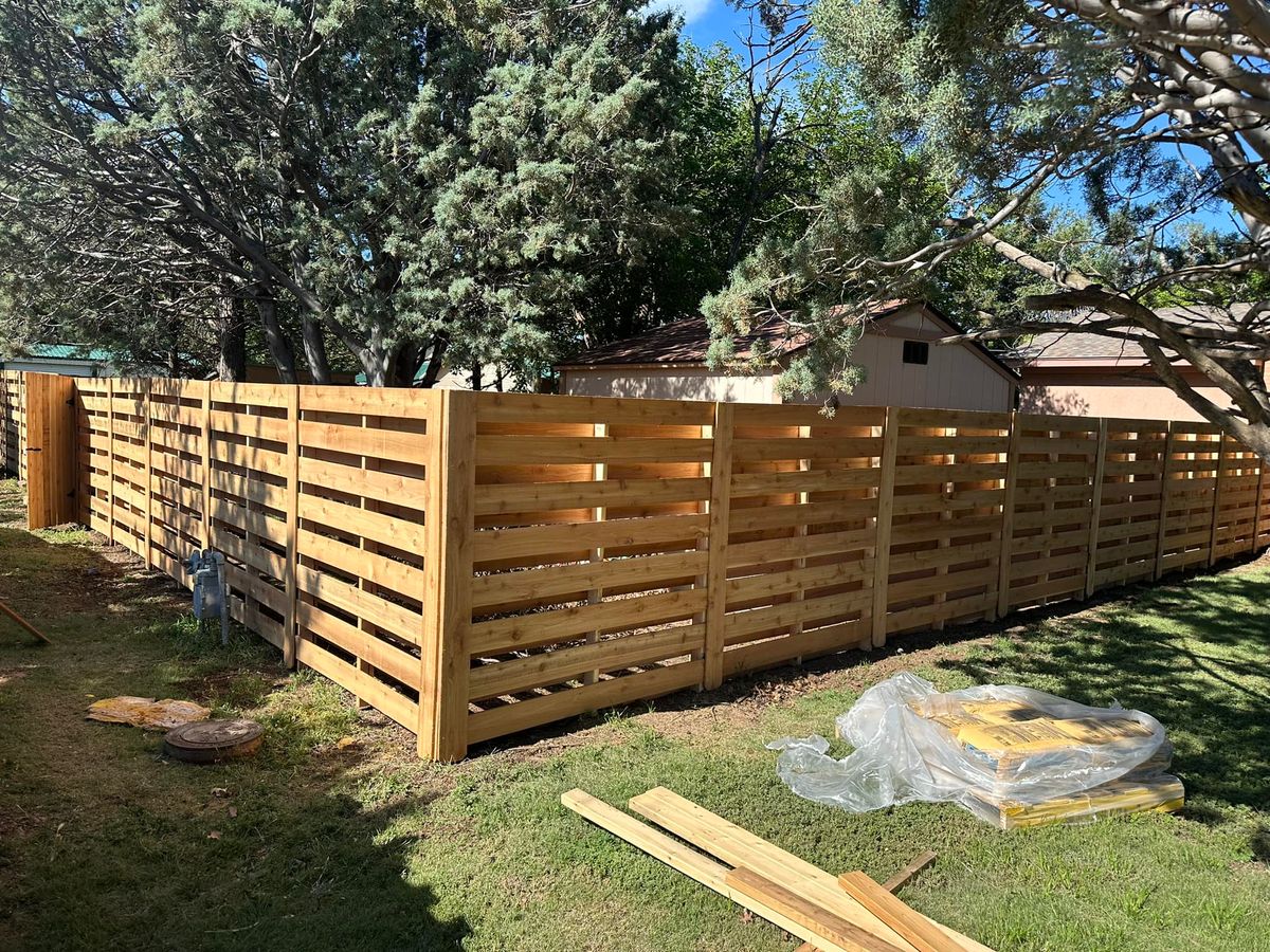 Fence Installation for Russell Fencing and Outdoors in Lubbock ,  TX