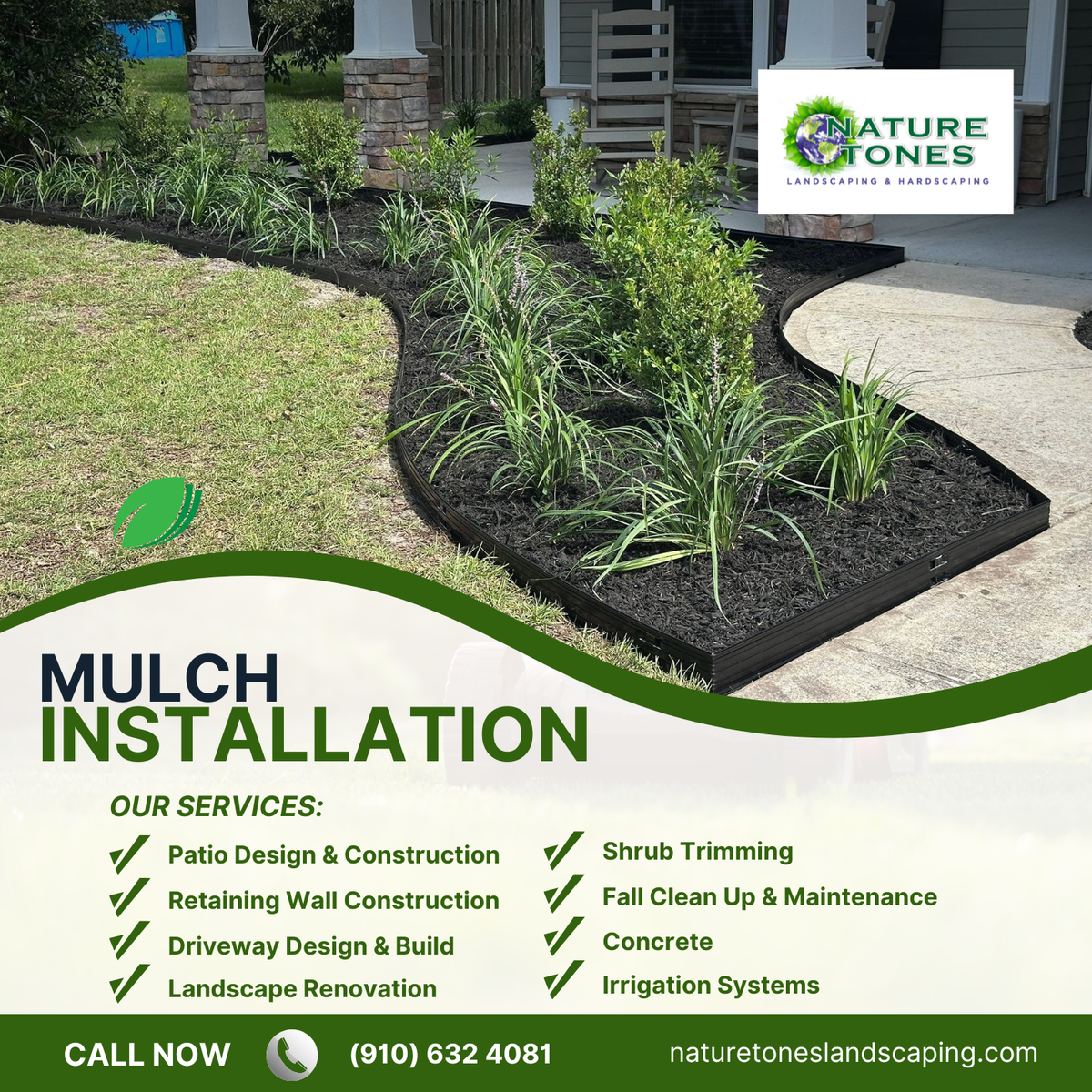 Irrigation Systems for Nature Tones Landscaping & Hardscaping in Hampstead, NC