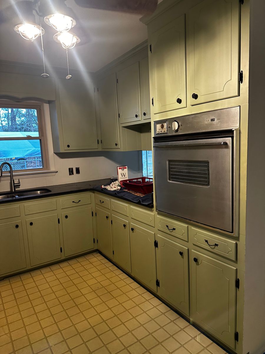 Kitchen and Cabinet Refinishing for Paintway to Heaven in Raleigh, NC