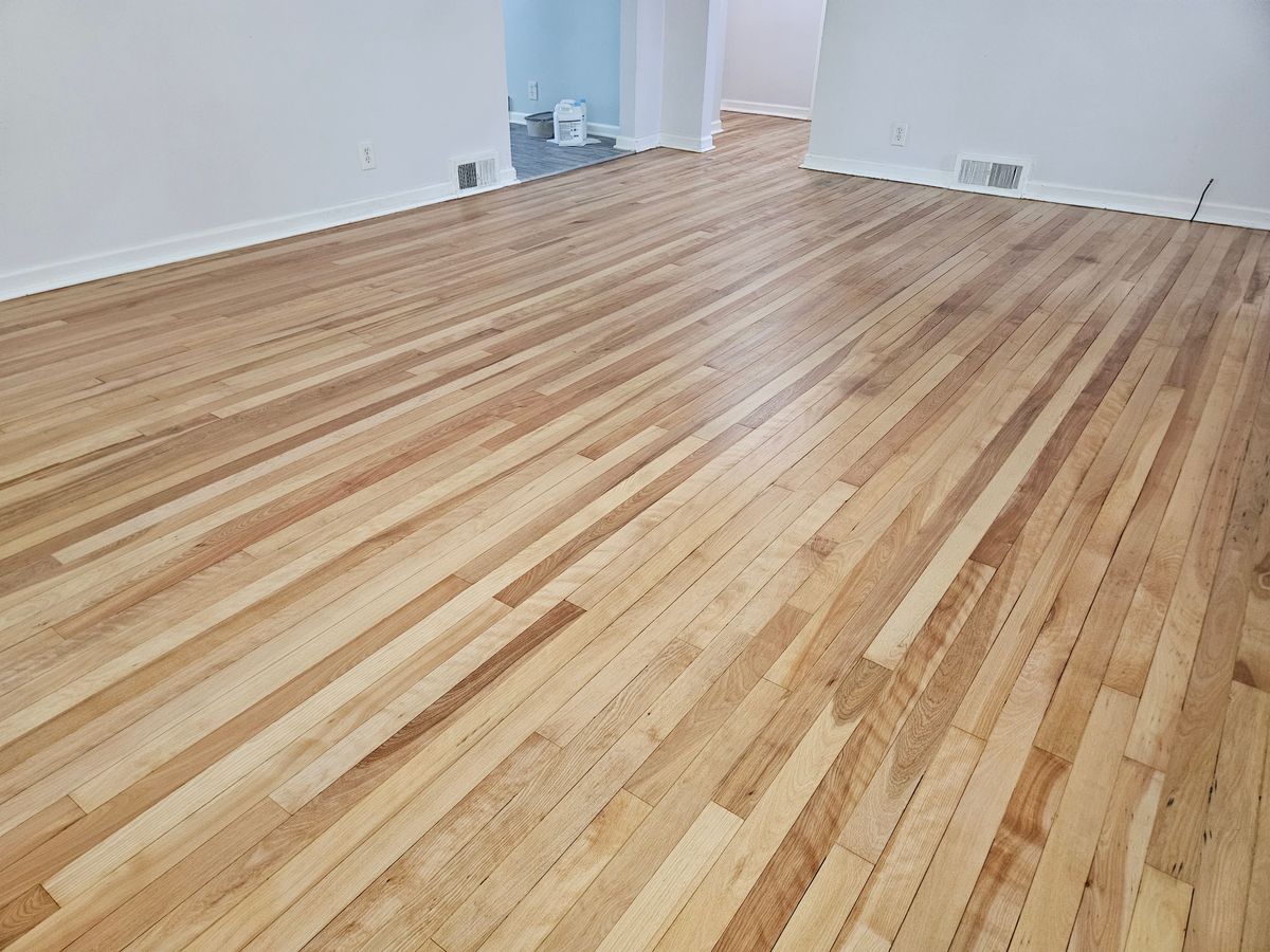 Refinish Old Hardwood for AVance Flooring in Bridgman, MI