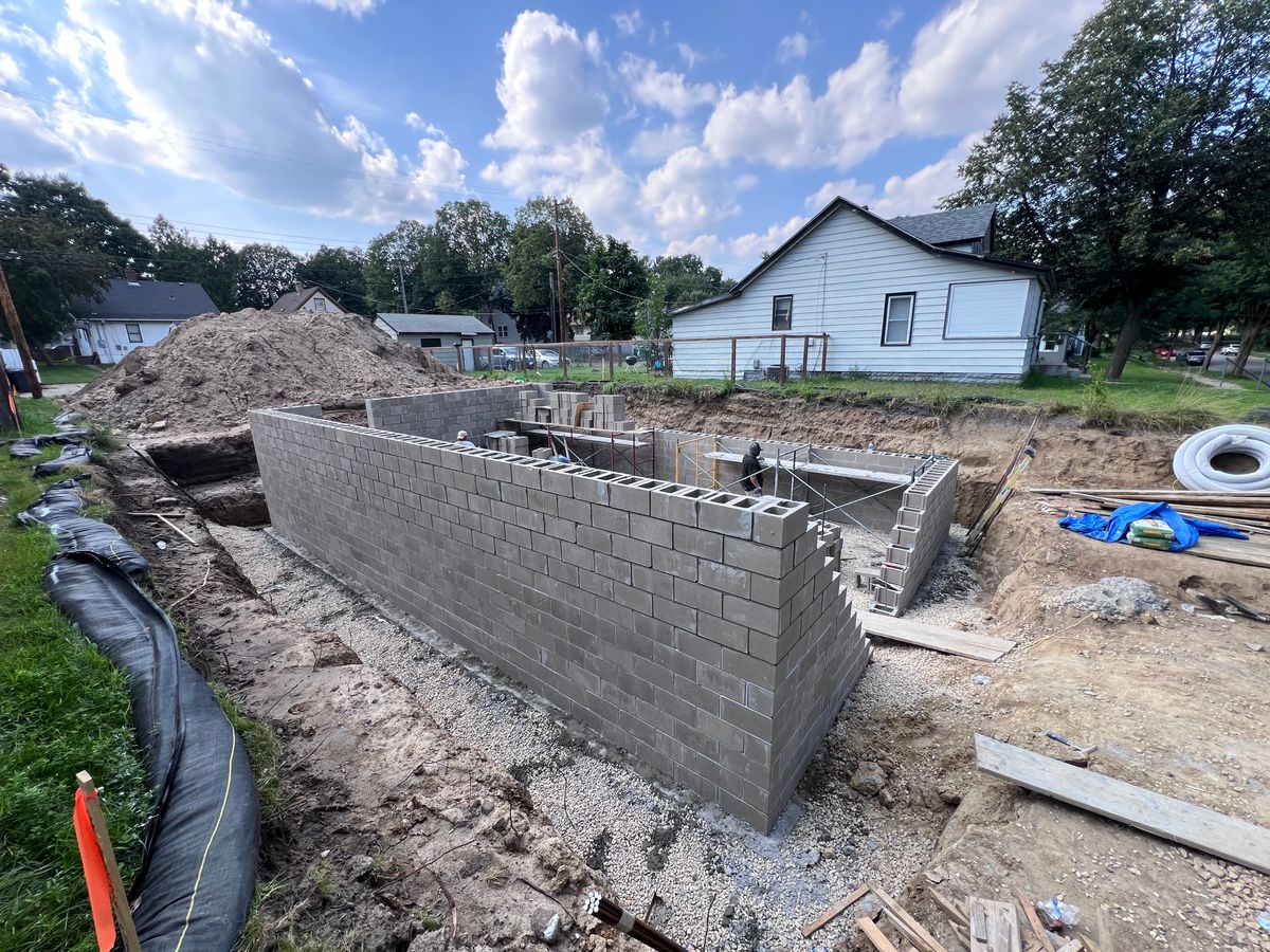 Concrete Slab Construction for CAIR CONCRETE & MASONRY LLC in Baldwin, WI