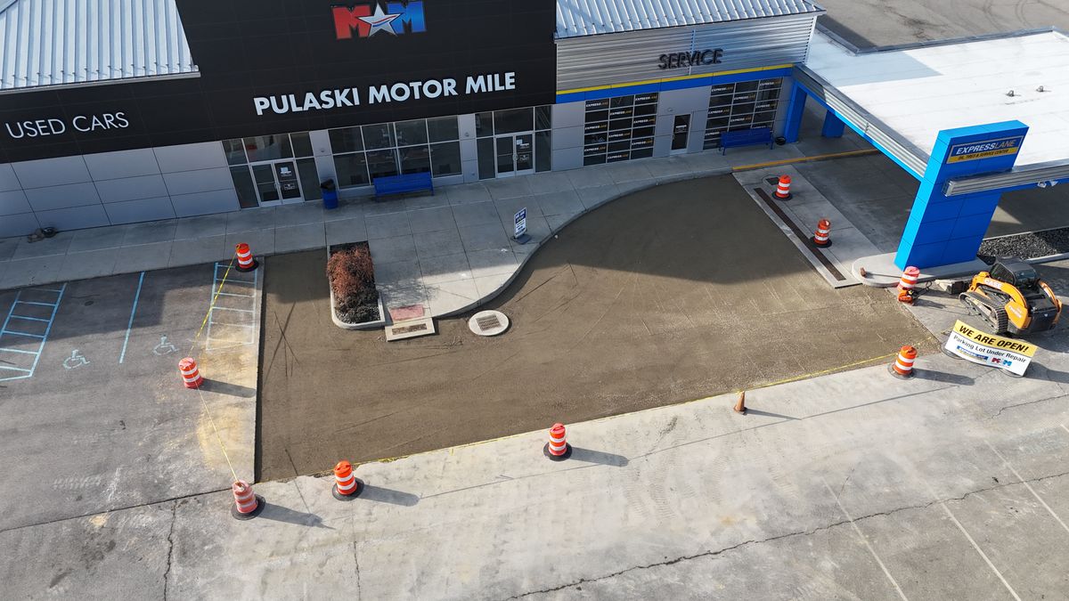 Grading for James R Carter Paving in Roanoke, VA