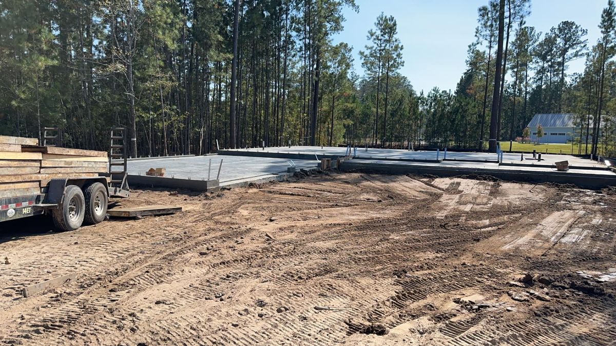 Commercial and Residential Building Pads for Iron Industries in Bluffton, SC
