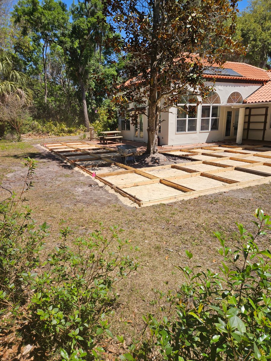 Patio Design & Installation for Clark Masonry in Lake County, FL