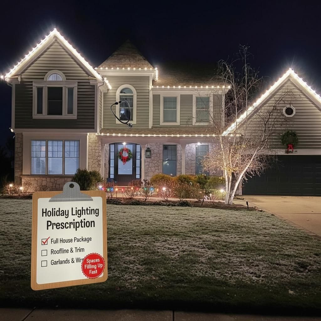 Holiday Lighting for Fence Medic in Arlington Heights, IL