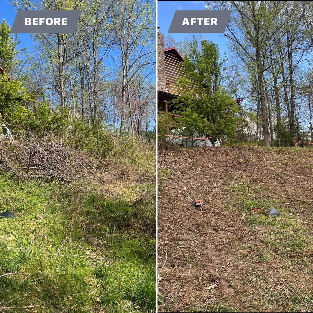 Land Clearing for Mountainside Property Services LLC in Warrenton, VA