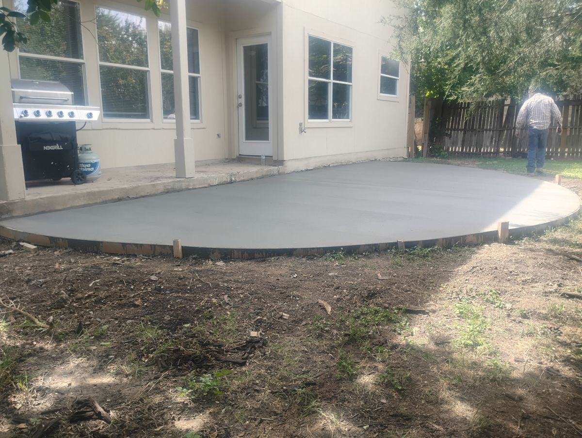 Concrete Services for Guzman's Landscaping Services in Austin, TX
