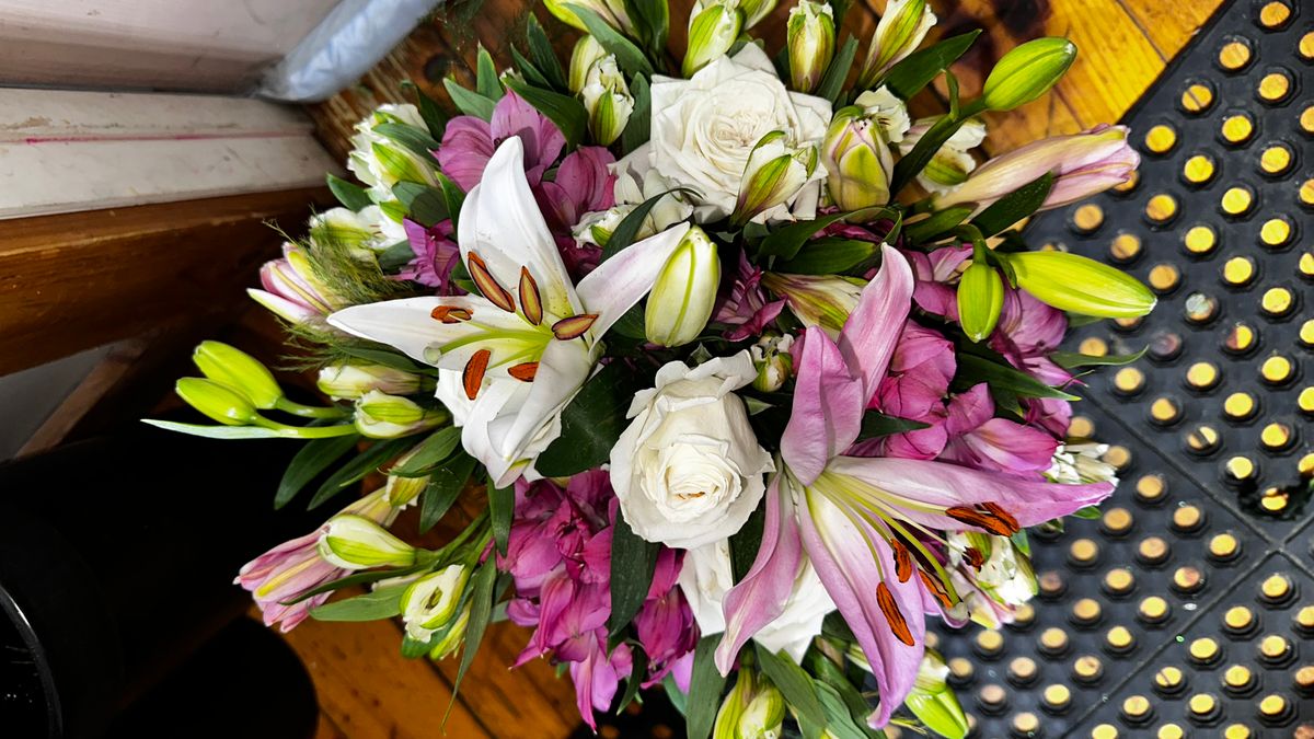 Medium Hand-tied Bouquet for The Dailey Daisy in Hardwick, VT