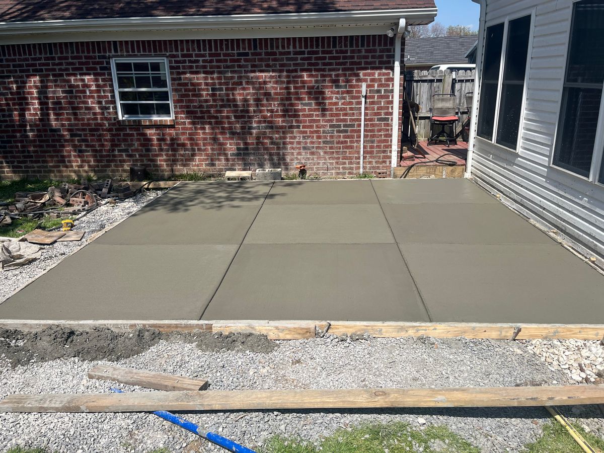 Concrete Flatwork for Muddy Cowboy’s LLC in Nashville, TN
