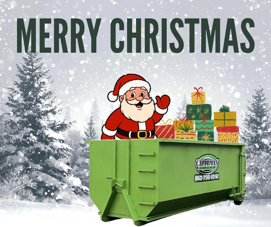 Ten Yard Dumpster Rental for Chapman Industries LLC in Ellington, CT