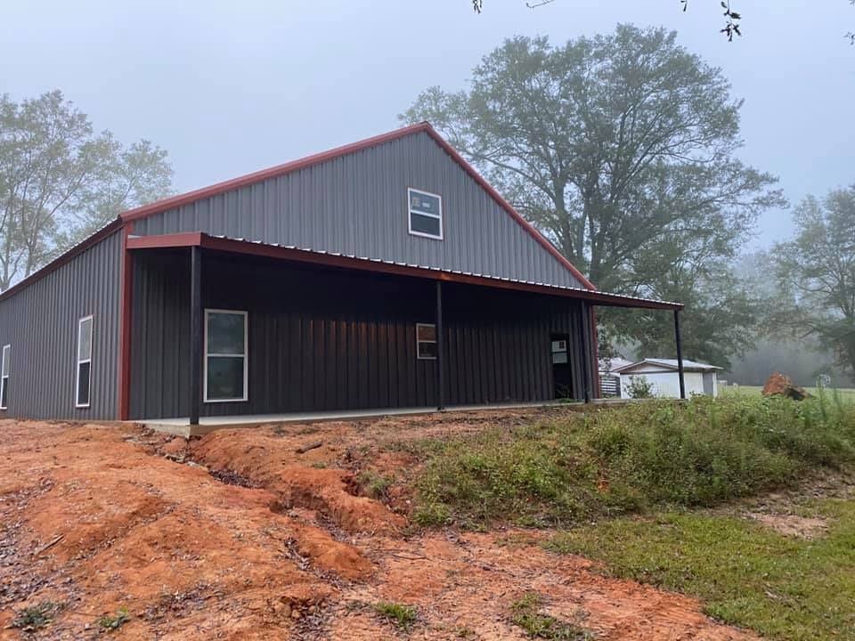 Barndominium Construction for H&M Construction Metal Buildings in Osyka, MS