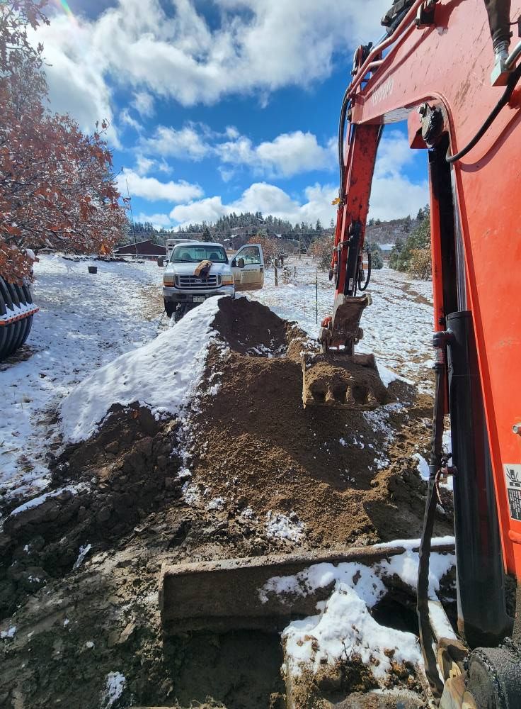 Site Preparation for Markham Septic & Excavation in Pagosa Springs, CO