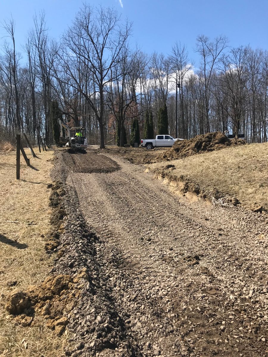 Residential Excavation for Tri County Enterprises in Benton, PA