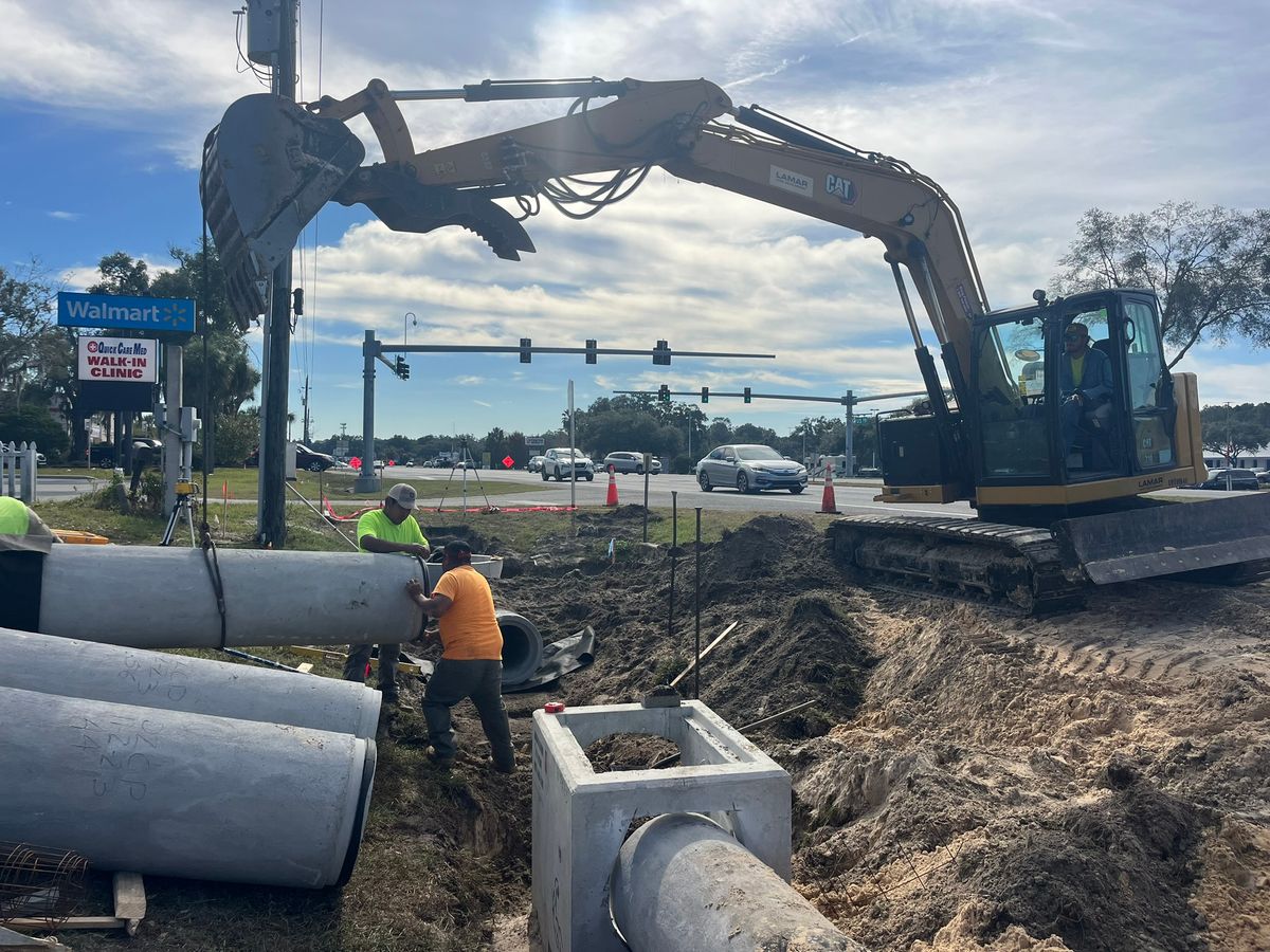 Civil Construction for Lamar Construction in North Central, FL