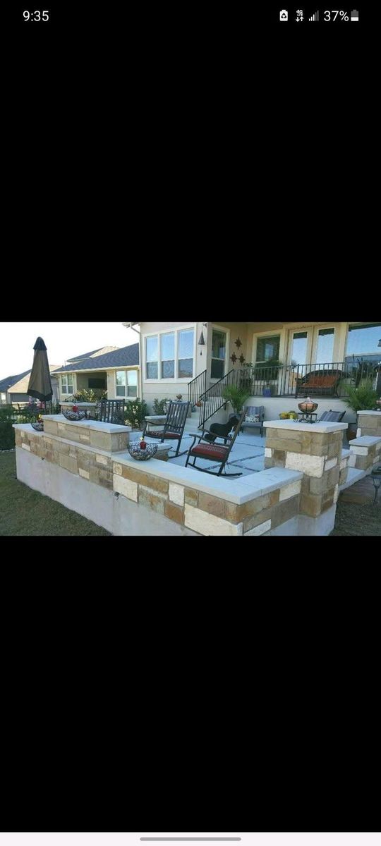 Stonework for Martin's Masonry & Landscaping in Leander, TX