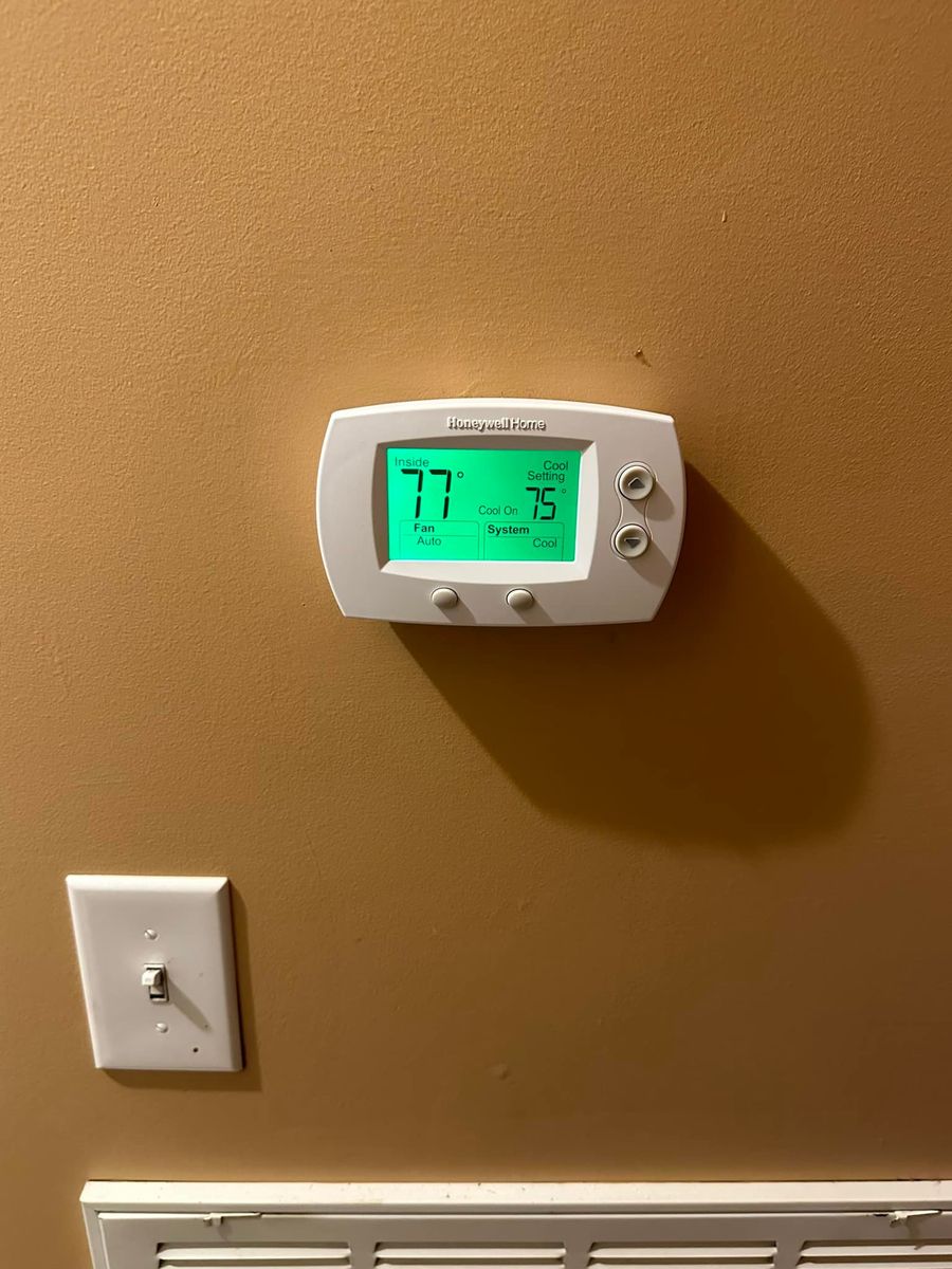 Thermostat Installation and Programming for Frosty HVAC Service in Antioch, TN