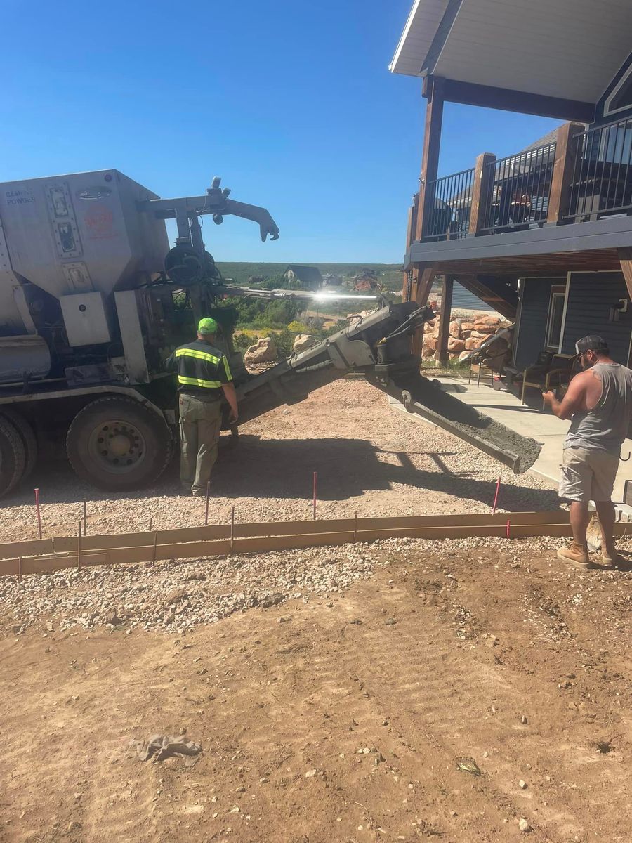 Concrete Repair-Mow strip for Ward Mobile Pour Concrete in Tremonton, UT