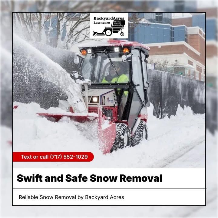 Snow Removal for Backyard Acres Lawncare LLC in Chambersburg, PA