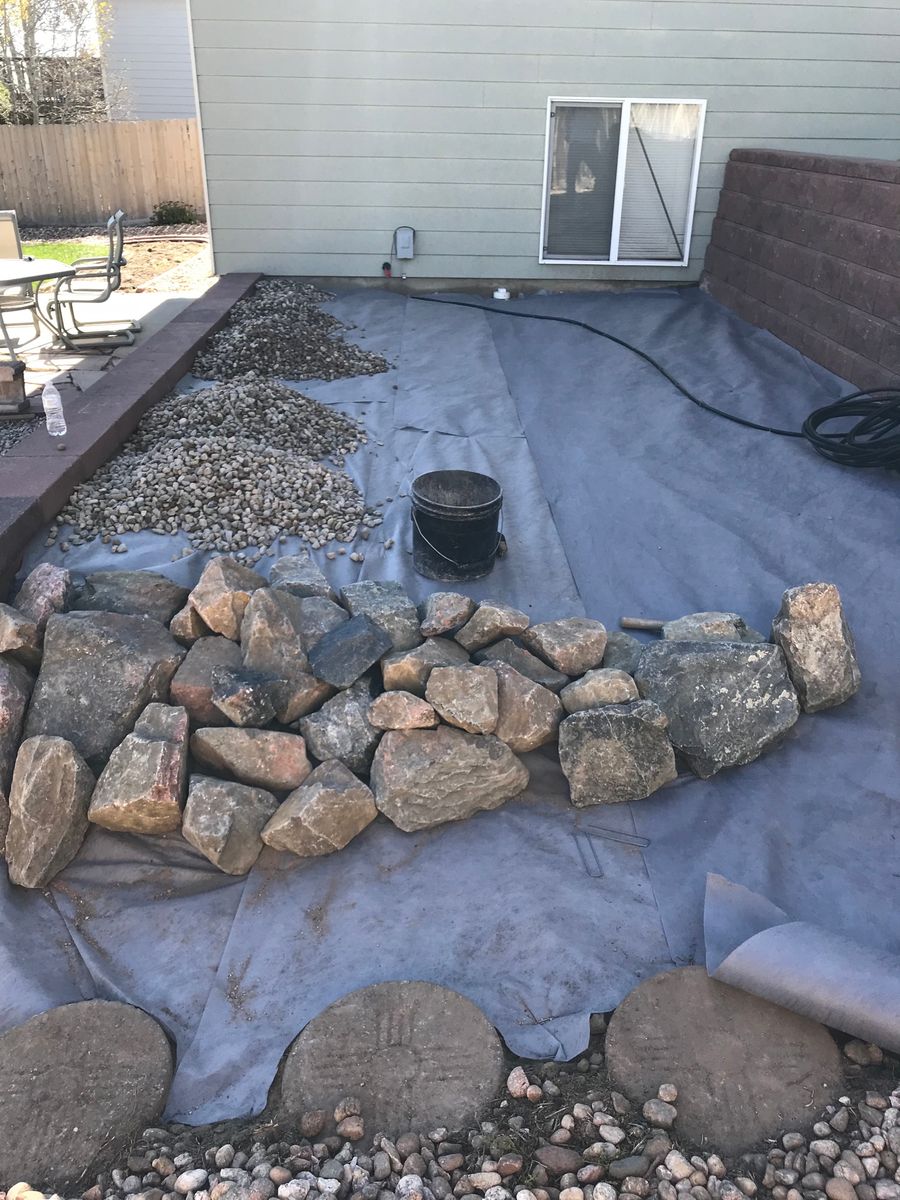 Hardscape Installation for Rock Masters Inc. in Evans, CO