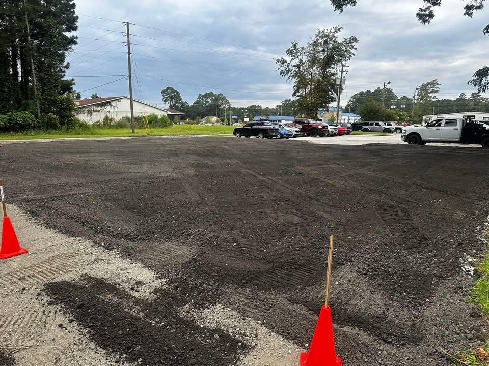 Parking Lot Construction for Iron Industries in Bluffton, SC