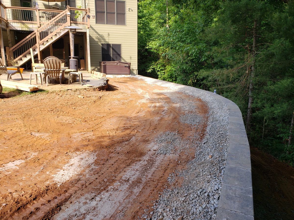 Patios & Retaining Walls for HC Construction & Grading in Clayton, GA