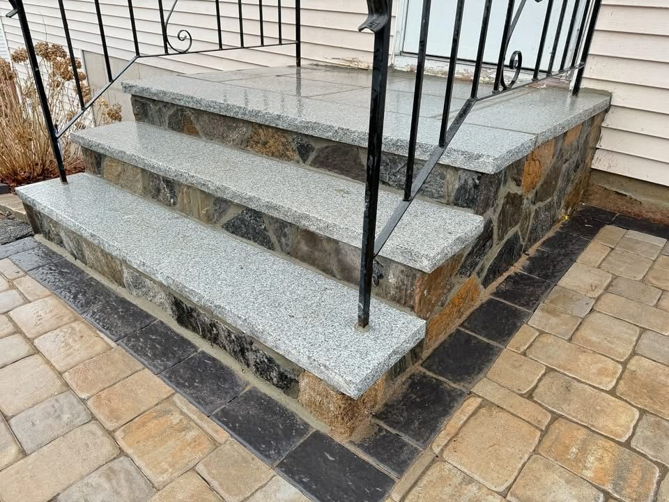 Step/Stair Services for All For U Roofing & Masonry in Boston, MA