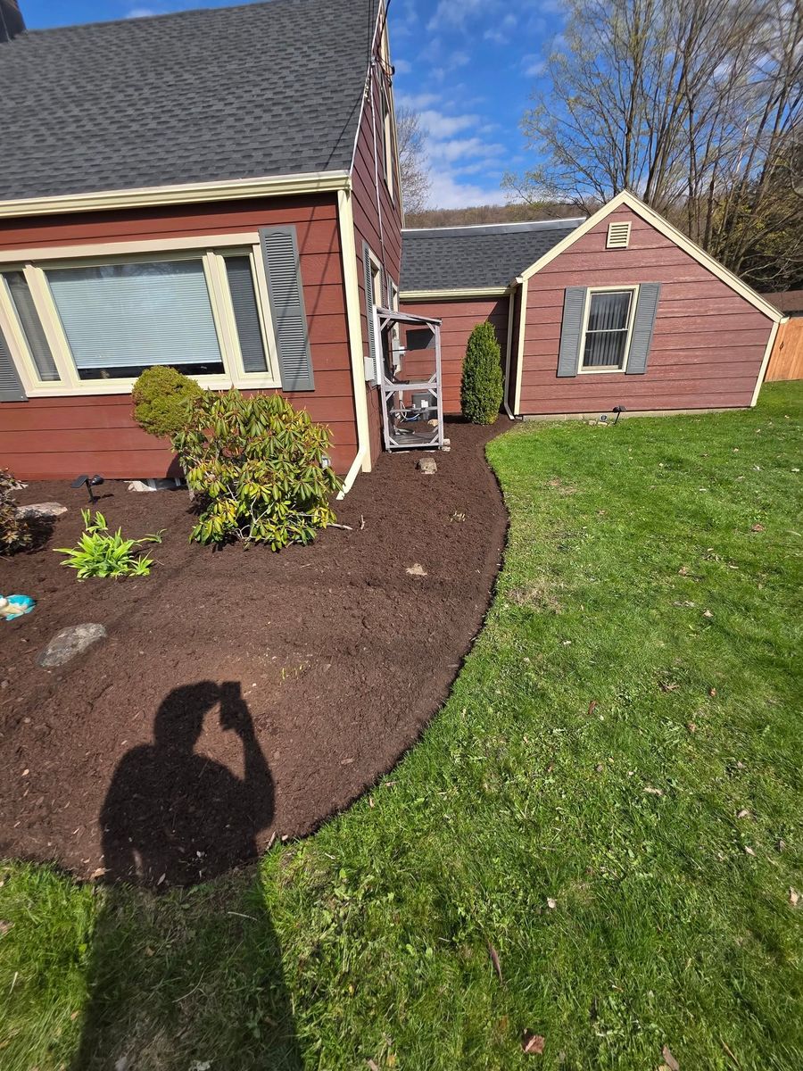 Mulch Installation for Summit Landscape & Const in Ithaca, NY