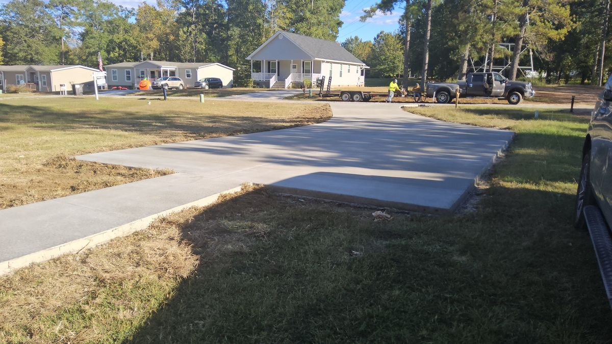 Concrete for T&J Concrete in Anderson, SC