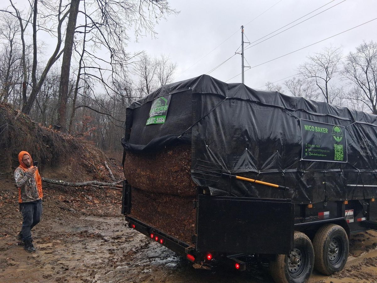 Fall Clean Up for Bakers Landscape & Design in East Liverpool, OH