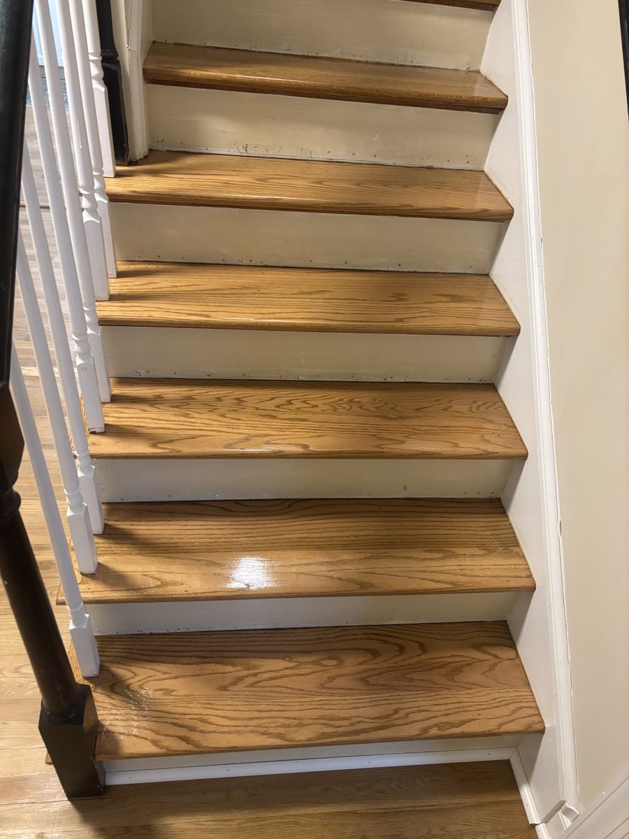 Refinishing hardwood flooring for Jason Tench Flooring LLC in Richmond, VA