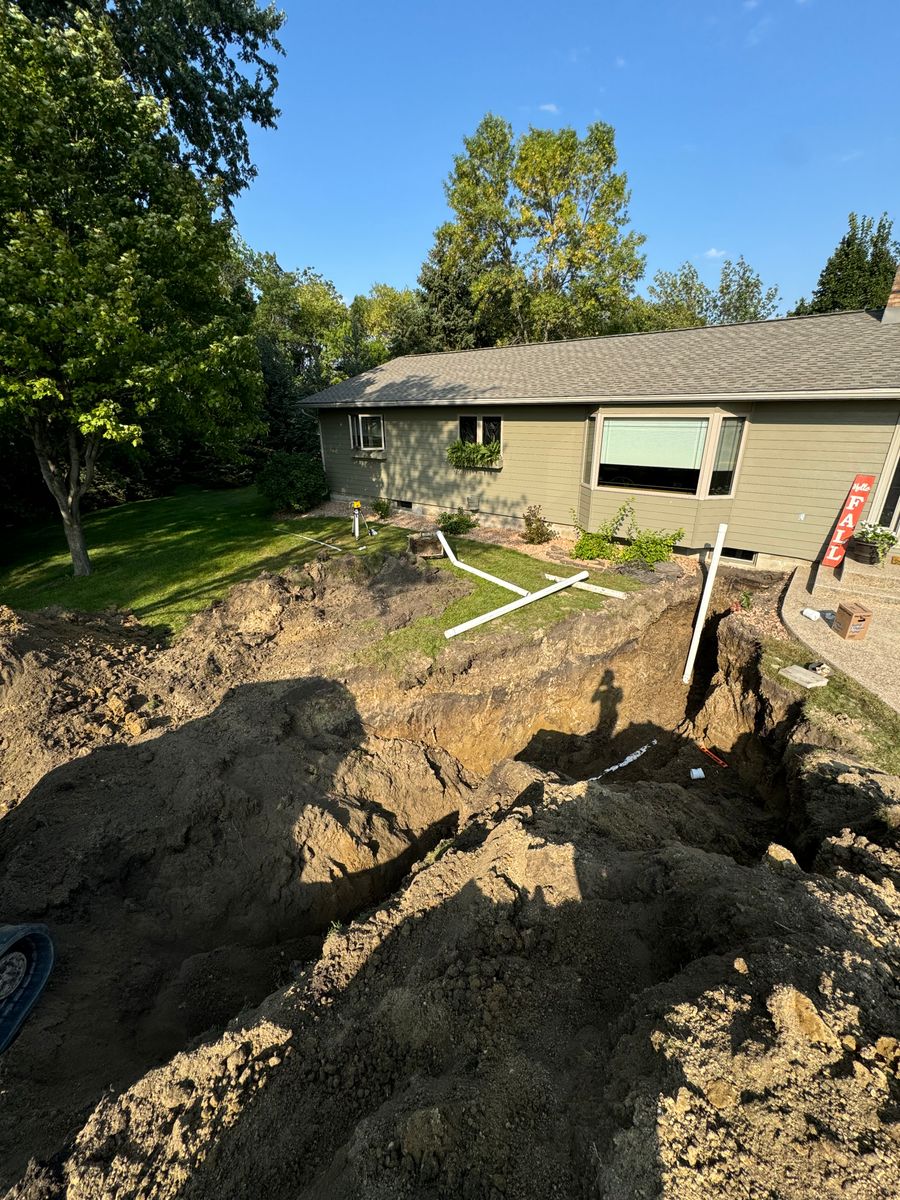 Septic system Installation for NXT LVL Excavating in New London, MN