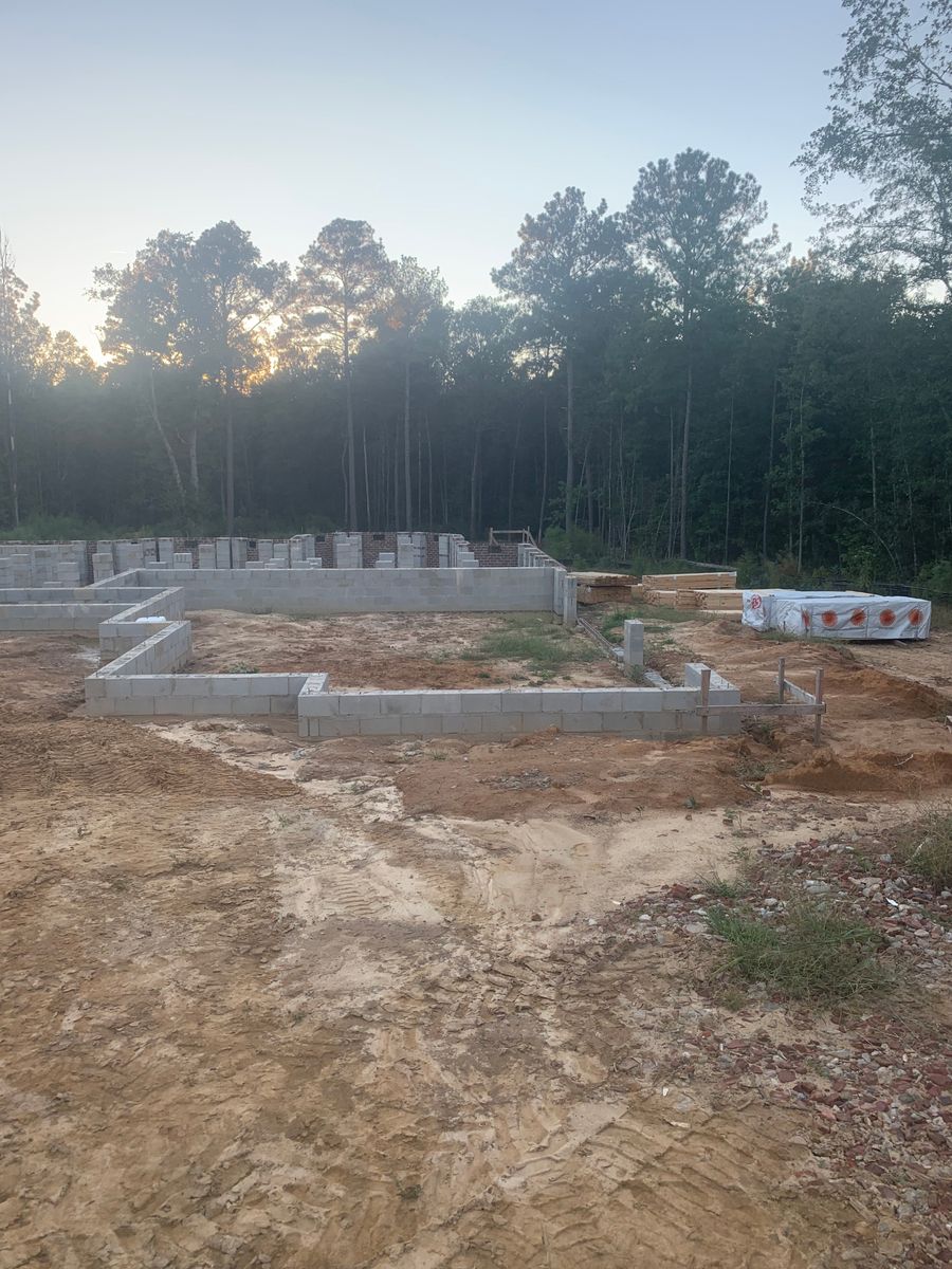Residential Construction for Southern Pride Development in Blythewood, SC