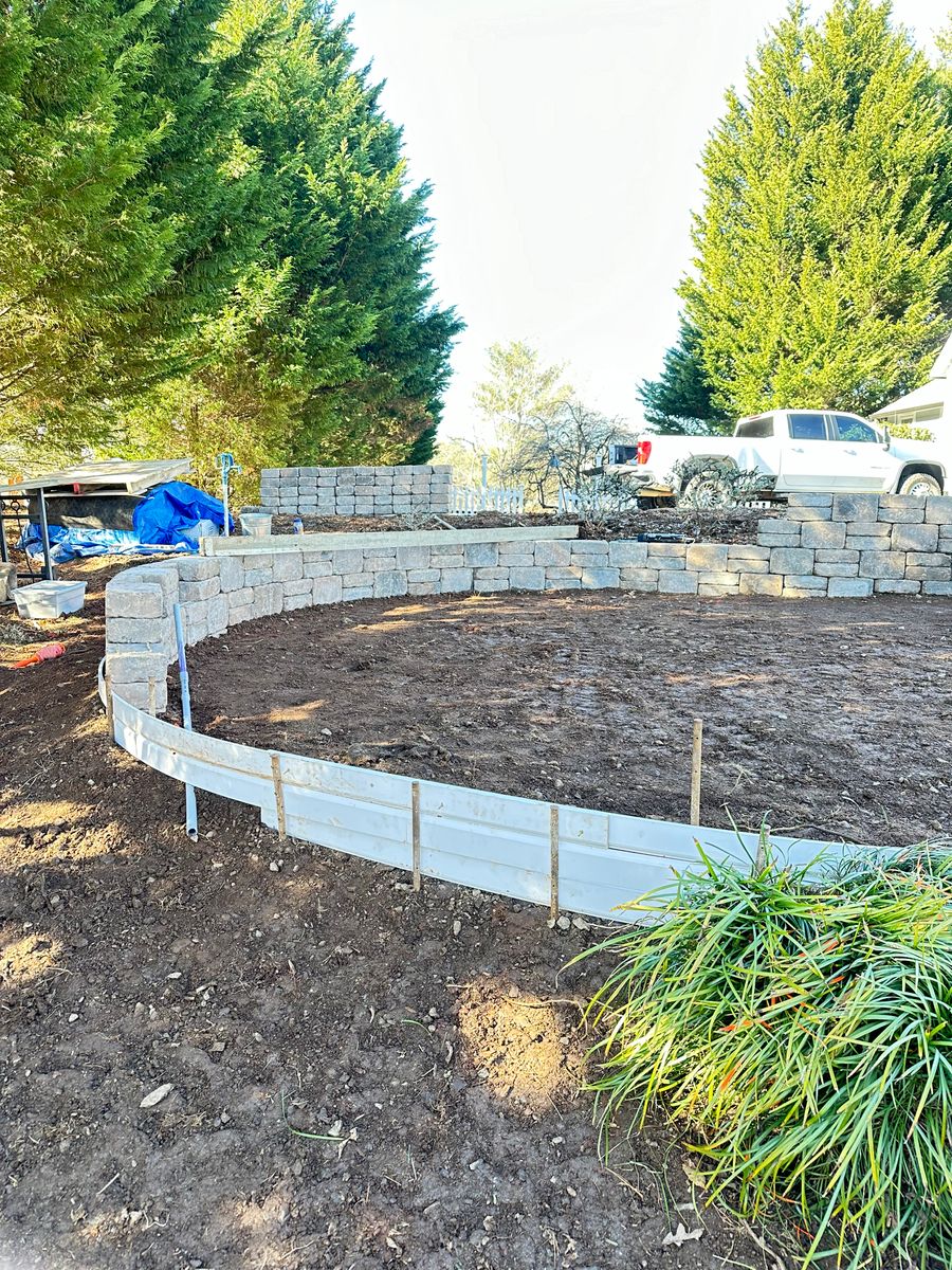Retaining Walls for 360 Grading and Concrete in Bremen, GA