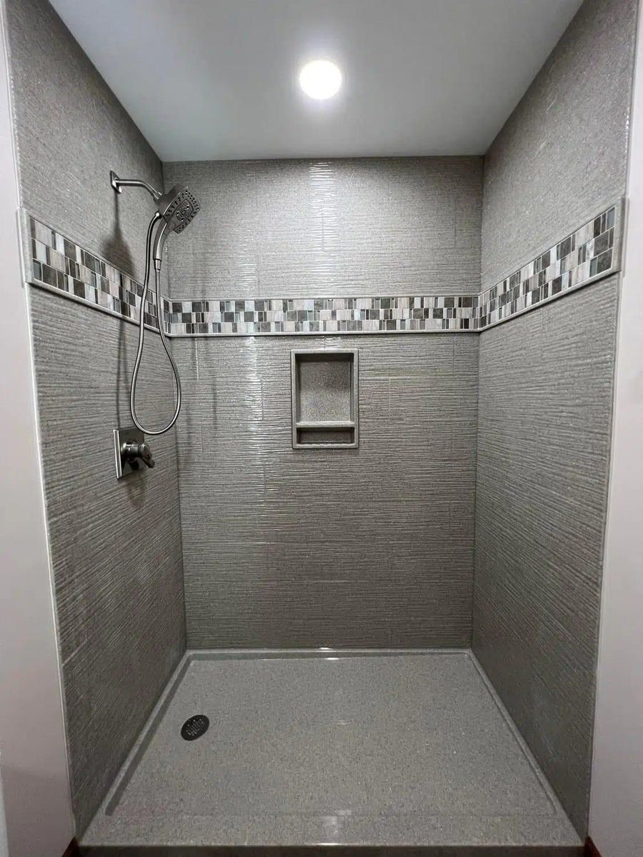 Bathroom Renovation & onyx shower systems for Gunderson & Ranieri Remodeling & Rentals in Columbia,  SC