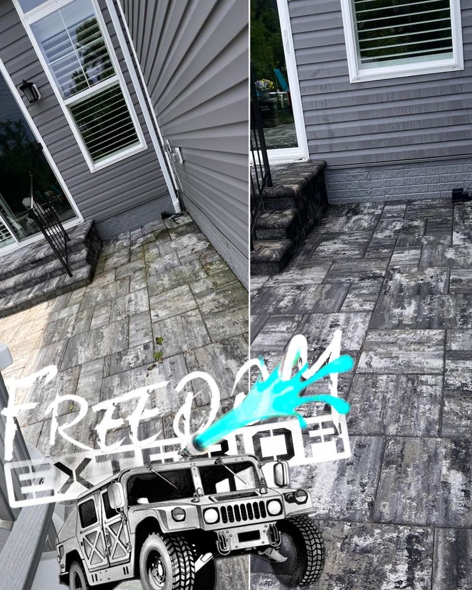Concrete Cleaning for Freedom Exterior LLC in Perry Hall, MD