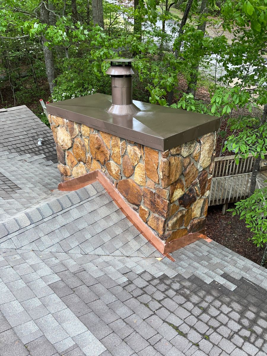 Chimney Replacement for RJ Roofing of WNC in Brevard, NC