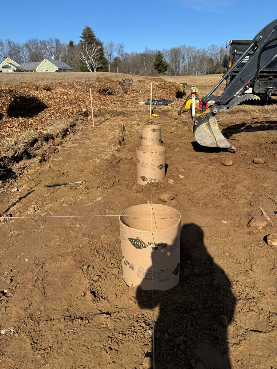 Site Work for Lennon Land Management in Suffield, CT