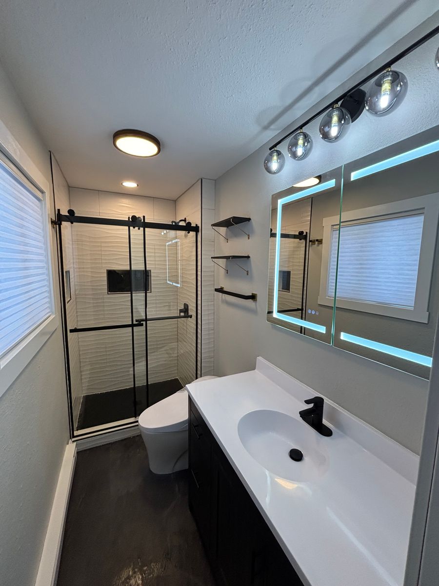 Bathroom Renovation for Gramm Construction in Glendive,  MT