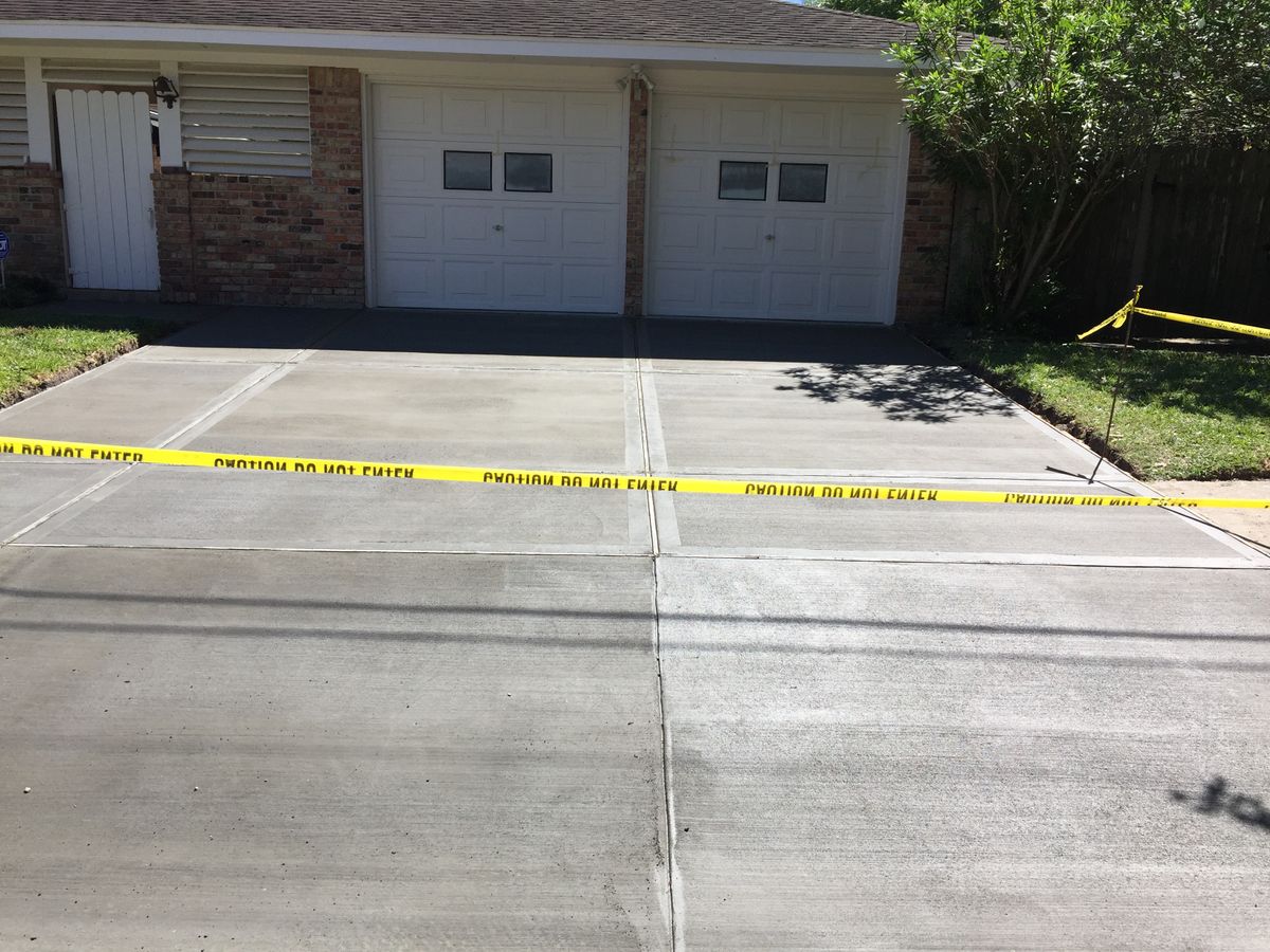 Decorative Concrete for Texas Curb N Borders in Houston, TX
