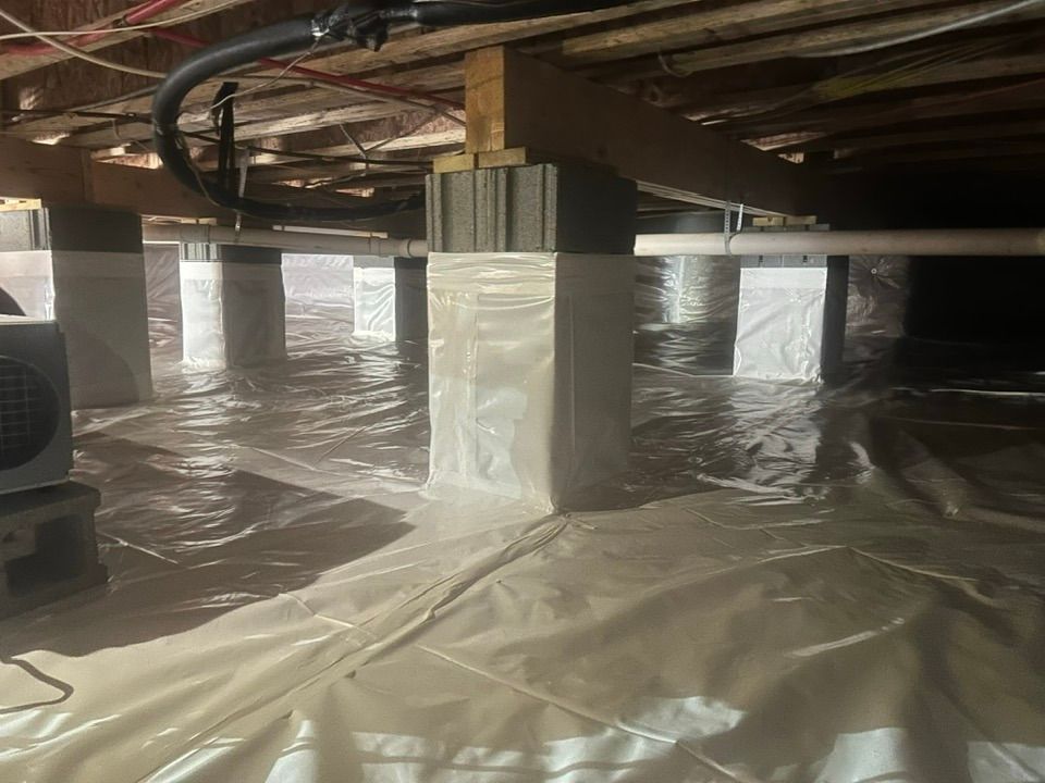 Crawlspace Encapsulation for Vazquez Crawlspace Services LLC in Durham, NC